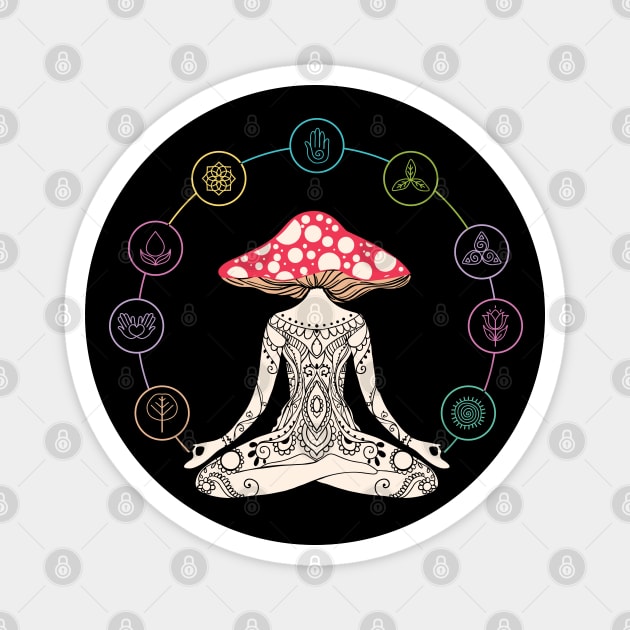 Yoga Serenity: Balance, Mindfulness, and Inner Peace Magnet by Steve